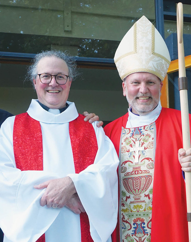 The Reverend Stephen Black was inducted Rector of St. HildabytheSea